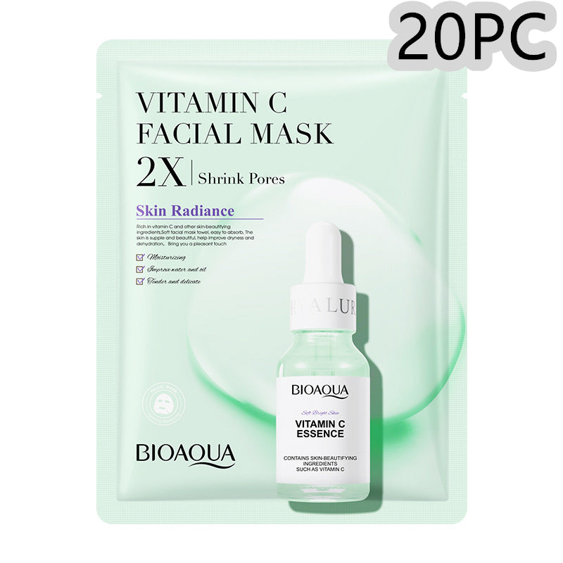 Maschera Viso Idratante & Rassodante | Collagene, Acido Ialuronico, Vitamina C, Centella