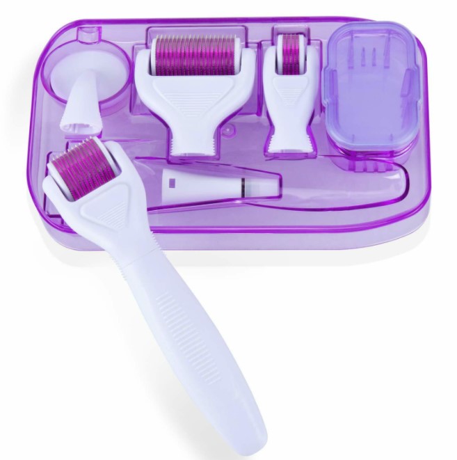 Derma Roller 5in1 - Kit Professionale Anti-Age per Viso