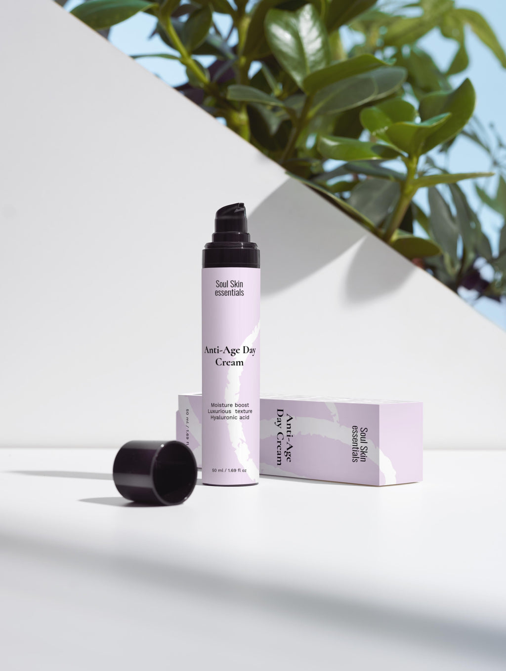 Crema Viso Giorno Anti-Età 50ml - Acido Ialuronico Multi-Molecolare