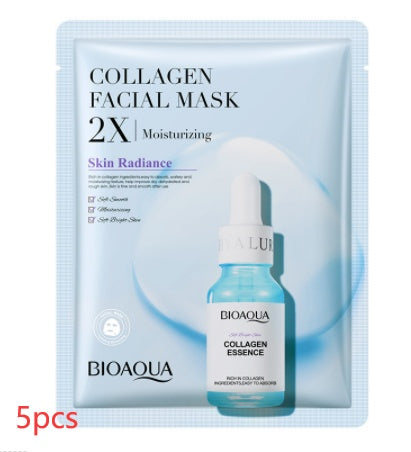 Maschera Viso Idratante & Rassodante | Collagene, Acido Ialuronico, Vitamina C, Centella