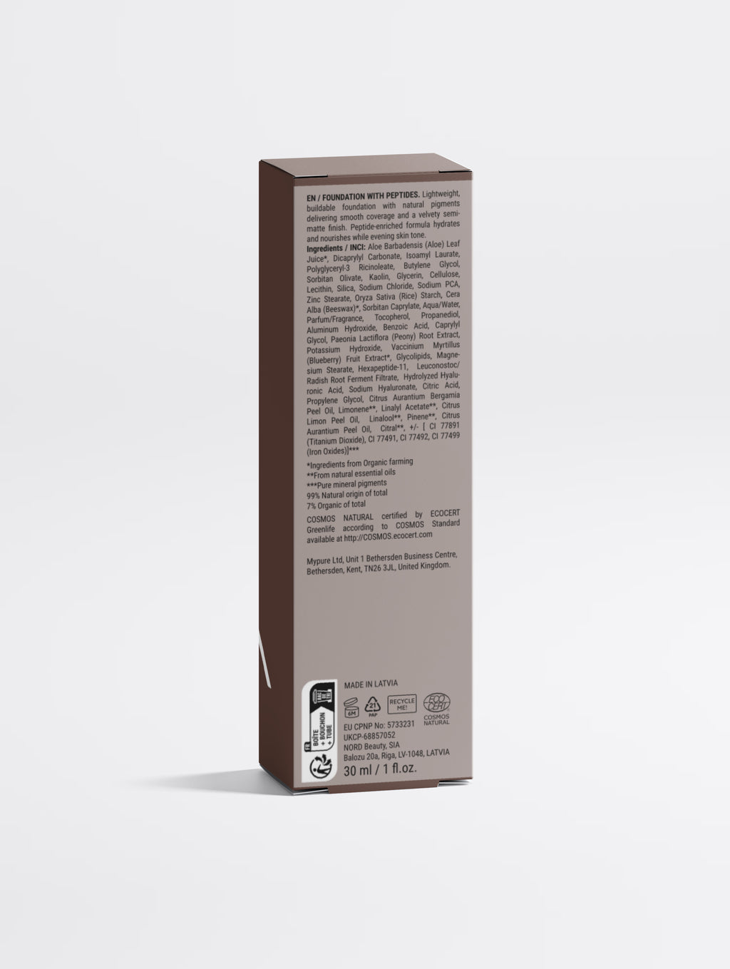 Fondotinta con Peptidi – 40 Deep Neutral | 30 ml