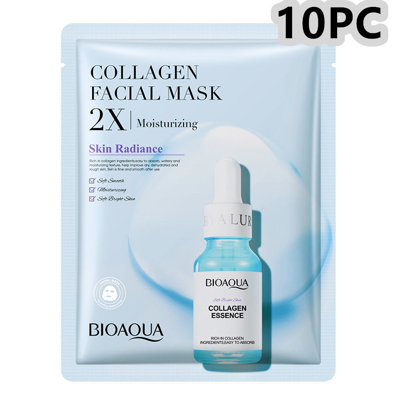 Maschera Viso Idratante & Rassodante | Collagene, Acido Ialuronico, Vitamina C, Centella