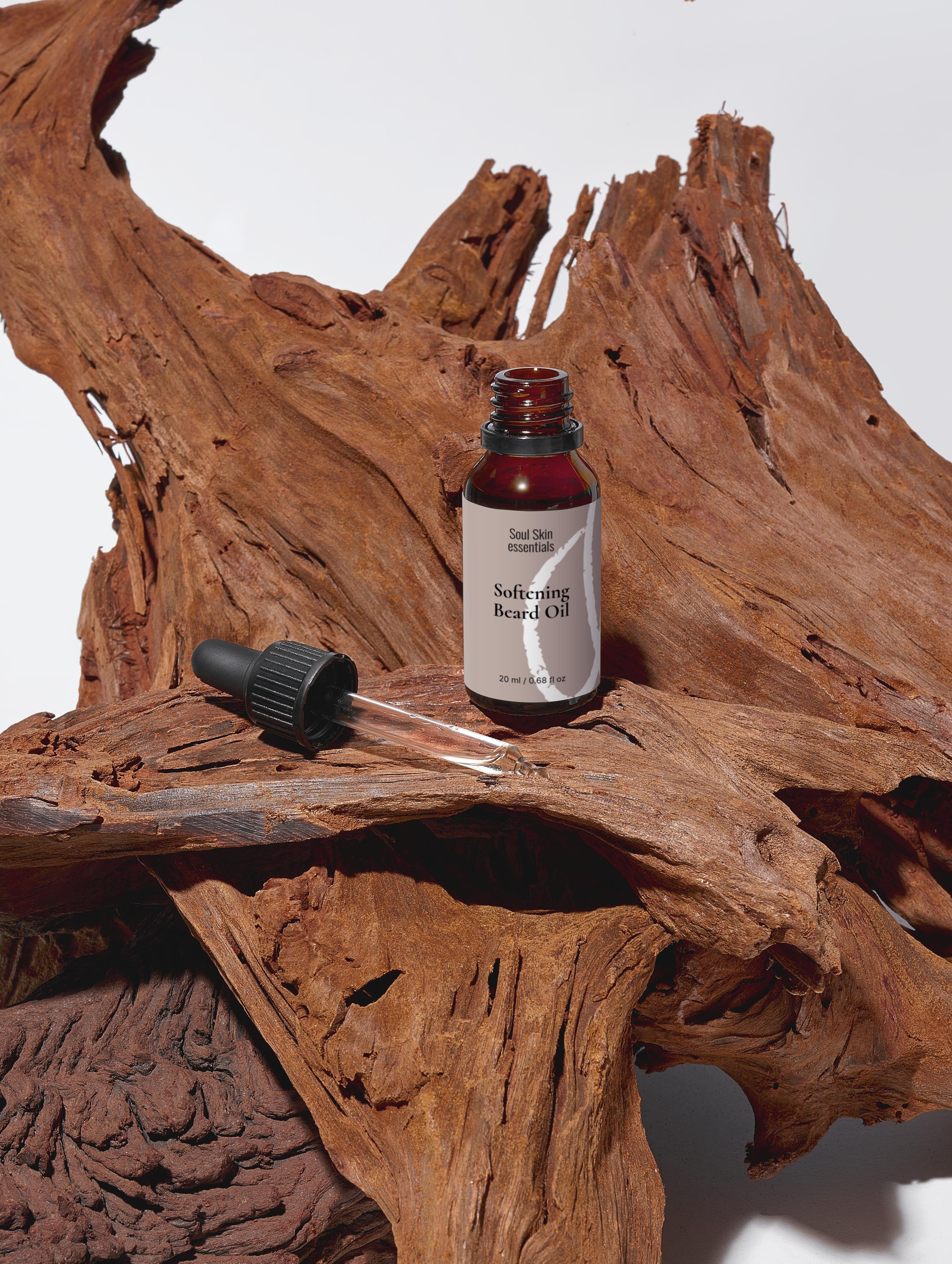 Olio da Barba Ammorbidente 20ml - Assorbimento Rapido con Estratti Botanici