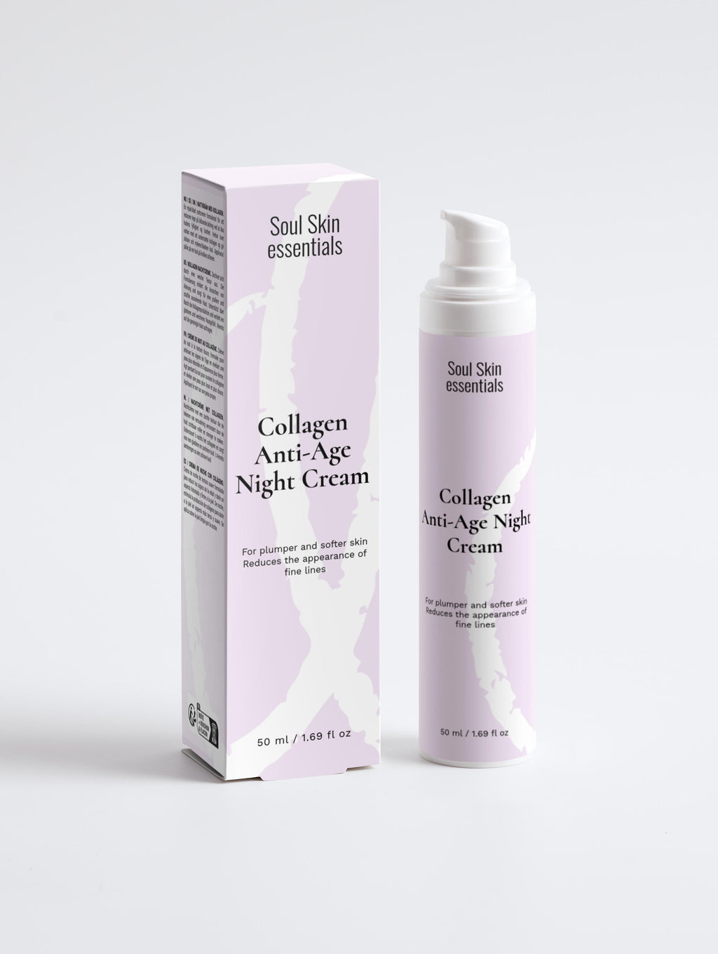 Collagen Anti-Age Night Cream 50ml - Crema Notte Anti-Età al Collagene con Burro di Cacao e Karité