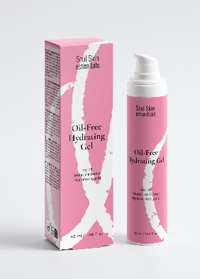 Gel Viso Idratante Senza Olio 50ml - Con Acido Ialuronico e Estratto di Crescione