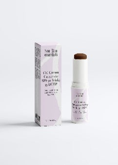 CC Cream Stick con Ceramidi & SPF30 | Correttore Viso Idratante | Tonalità Deep