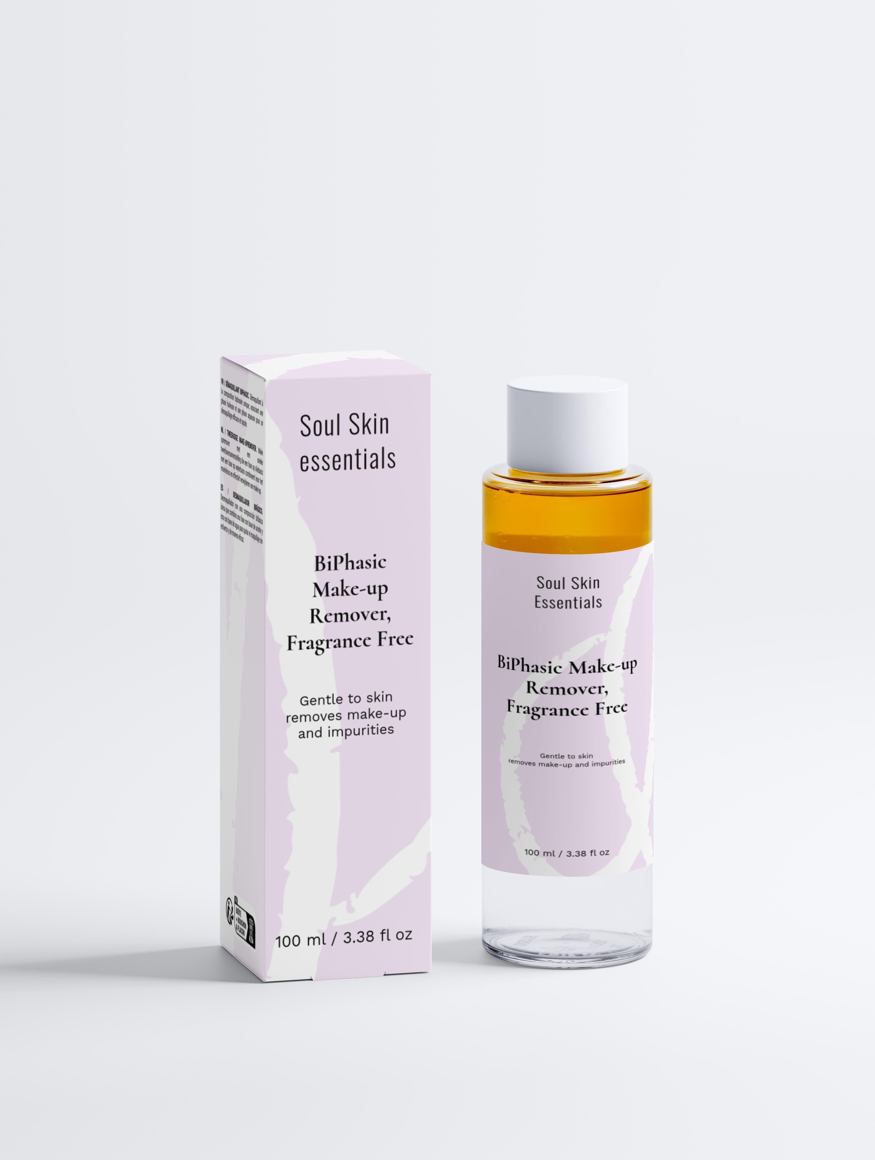 Démaquillant biphasé sans parfum 100 ml - Doux et efficace