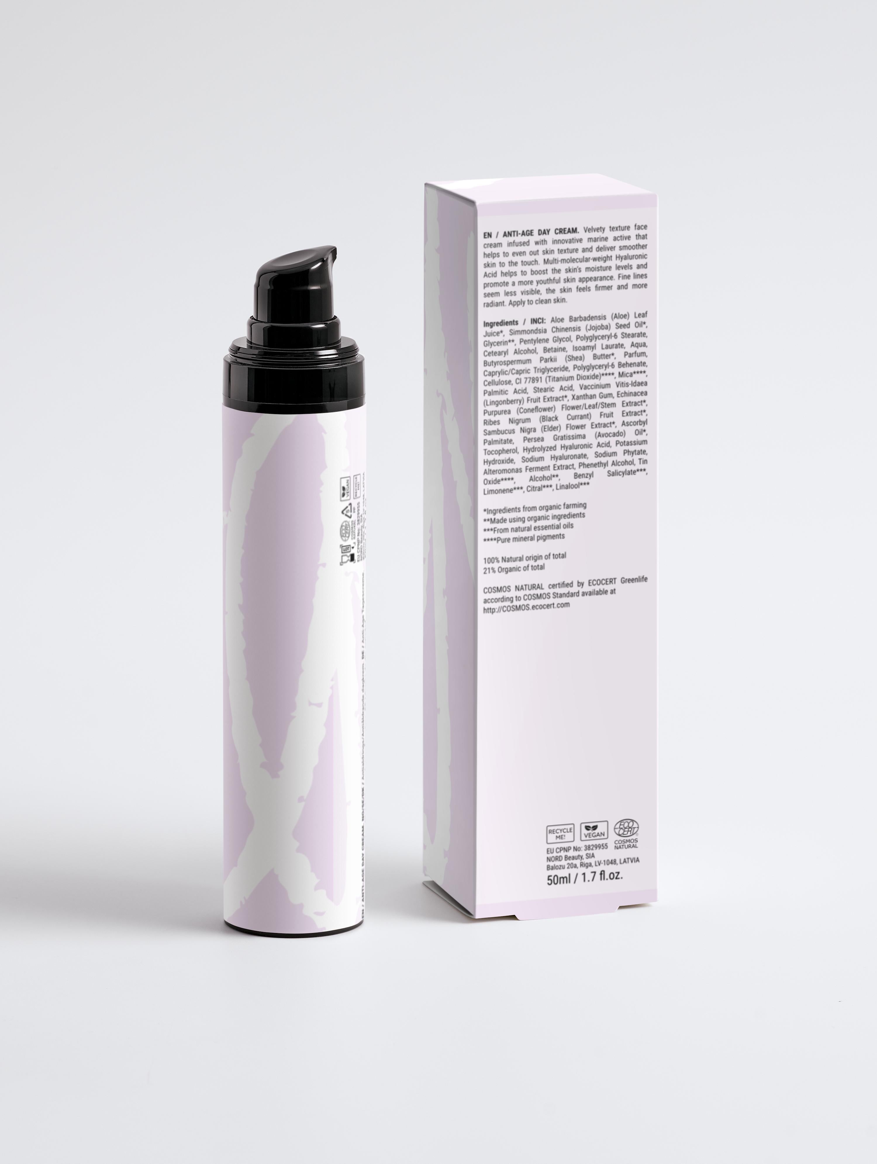 Crema Viso Giorno Anti-Età 50ml - Acido Ialuronico Multi-Molecolare