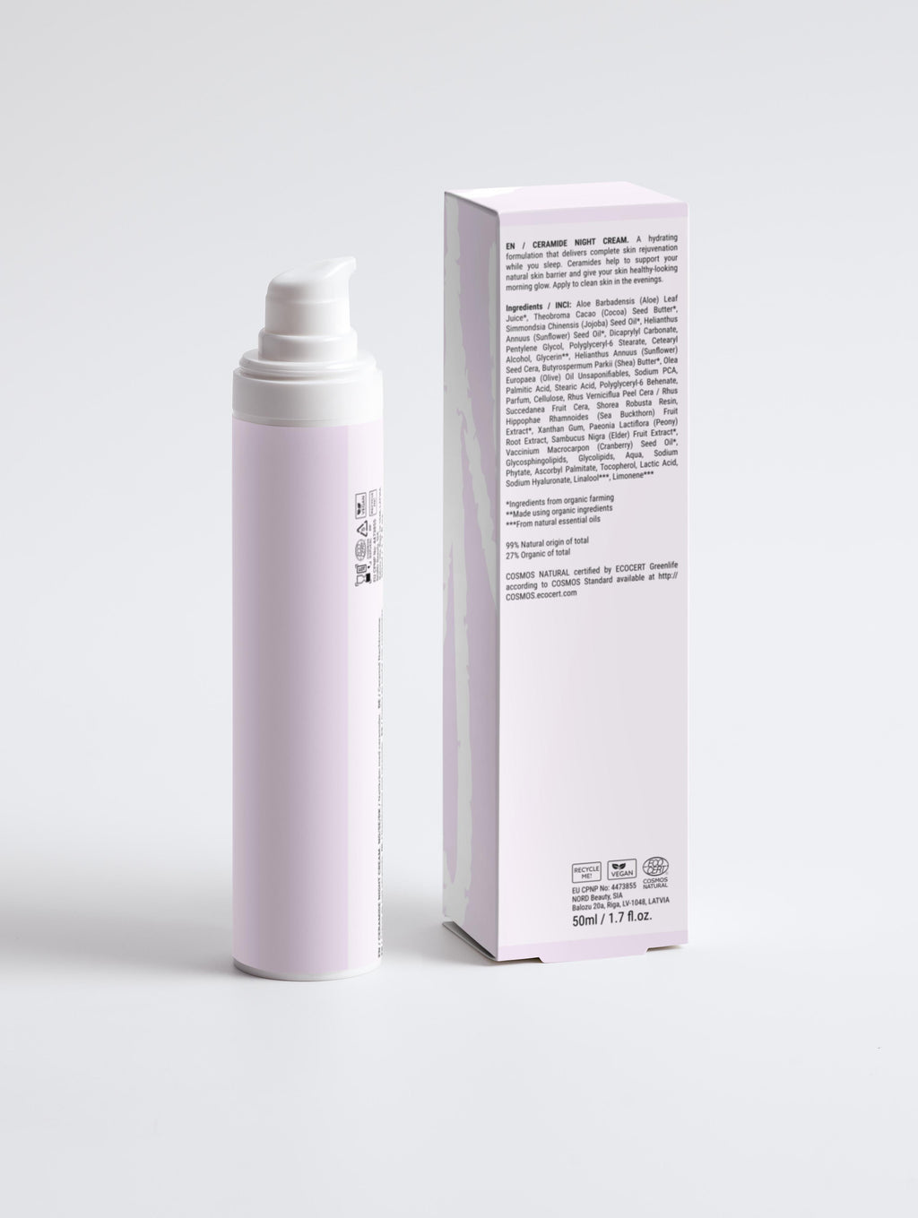 Crema Notte Barriera alle Ceramidi 50ml - Riparazione Intensiva