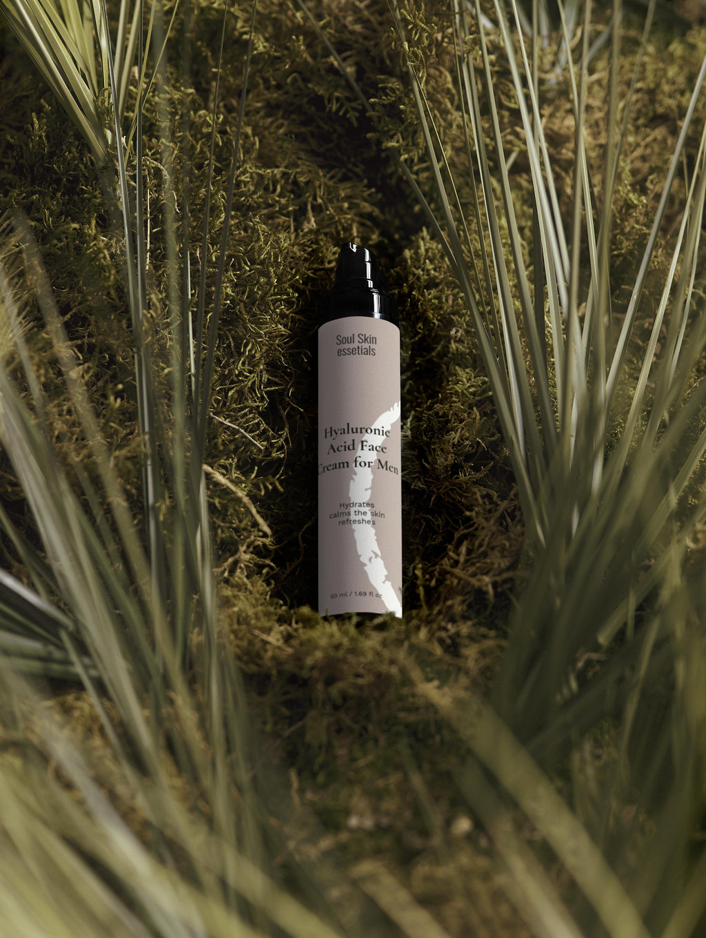 Crema Viso Idratante all'Acido Ialuronico per Uomo 50ml