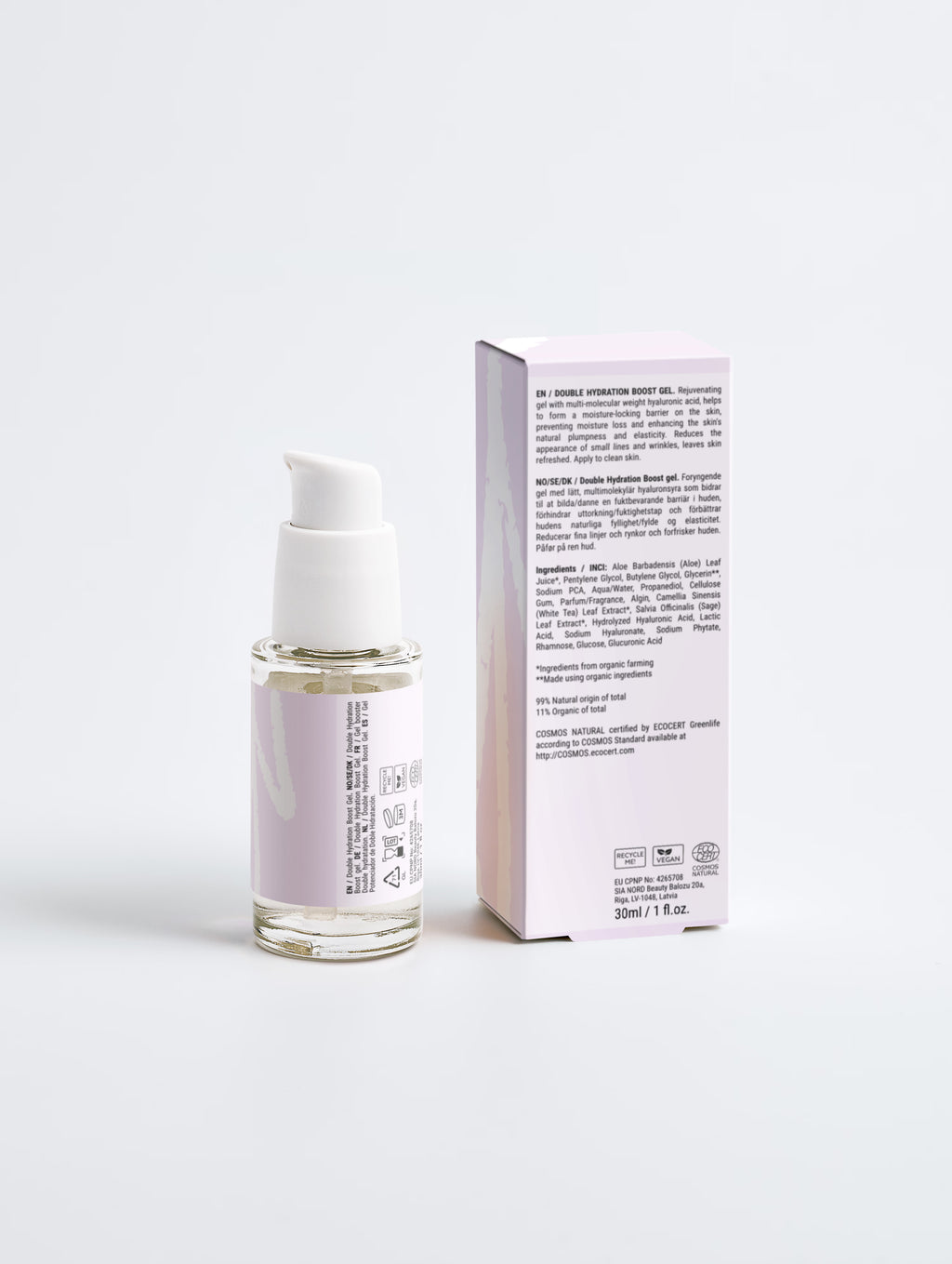 Gel Idratante Rimpolpante | Acido Ialuronico Multi-Molecolare & Aloe