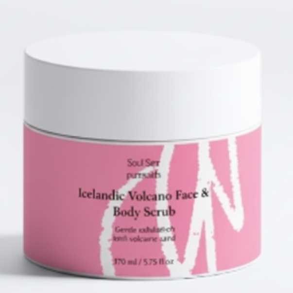 Scrub Viso e Corpo Vulcanico 170ml - Esfoliazione Delicata con Sabbia Vulcanica