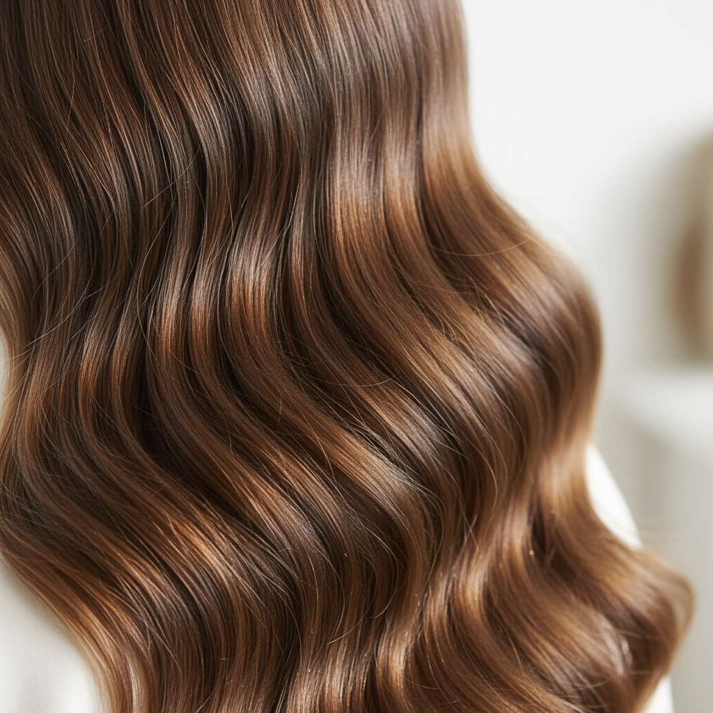 Capelli lucenti voluminosi