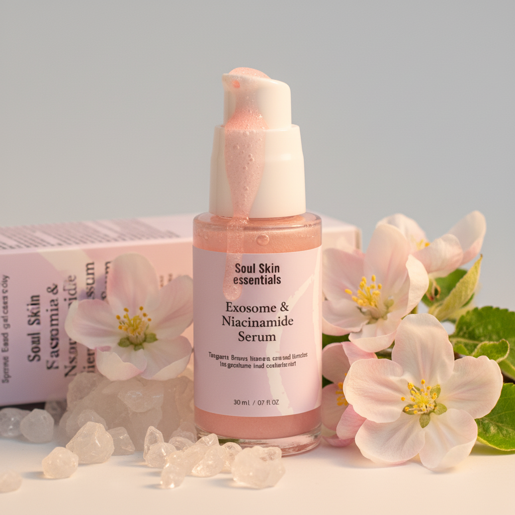 Close-up siero con ingredienti