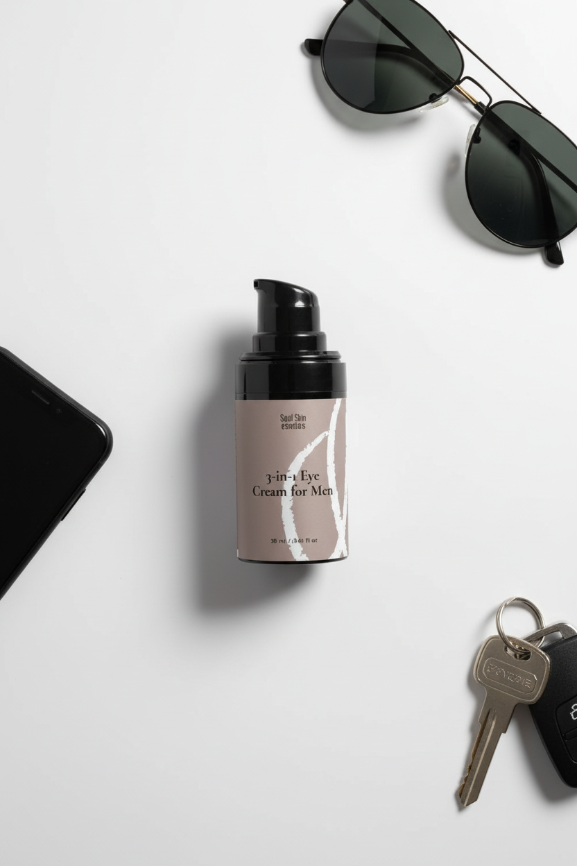 Crema Occhi Uomo - Bright Flatlay