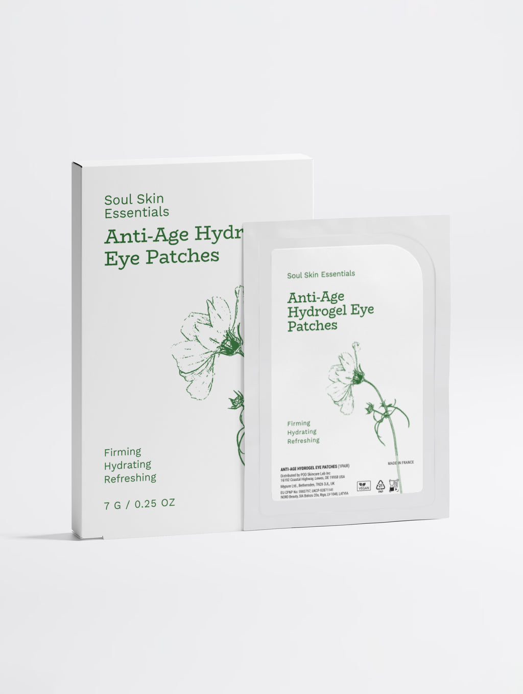 Anti-Ageing Hydrogel Eye Patches | Niacinamide & Acido Ialuronico