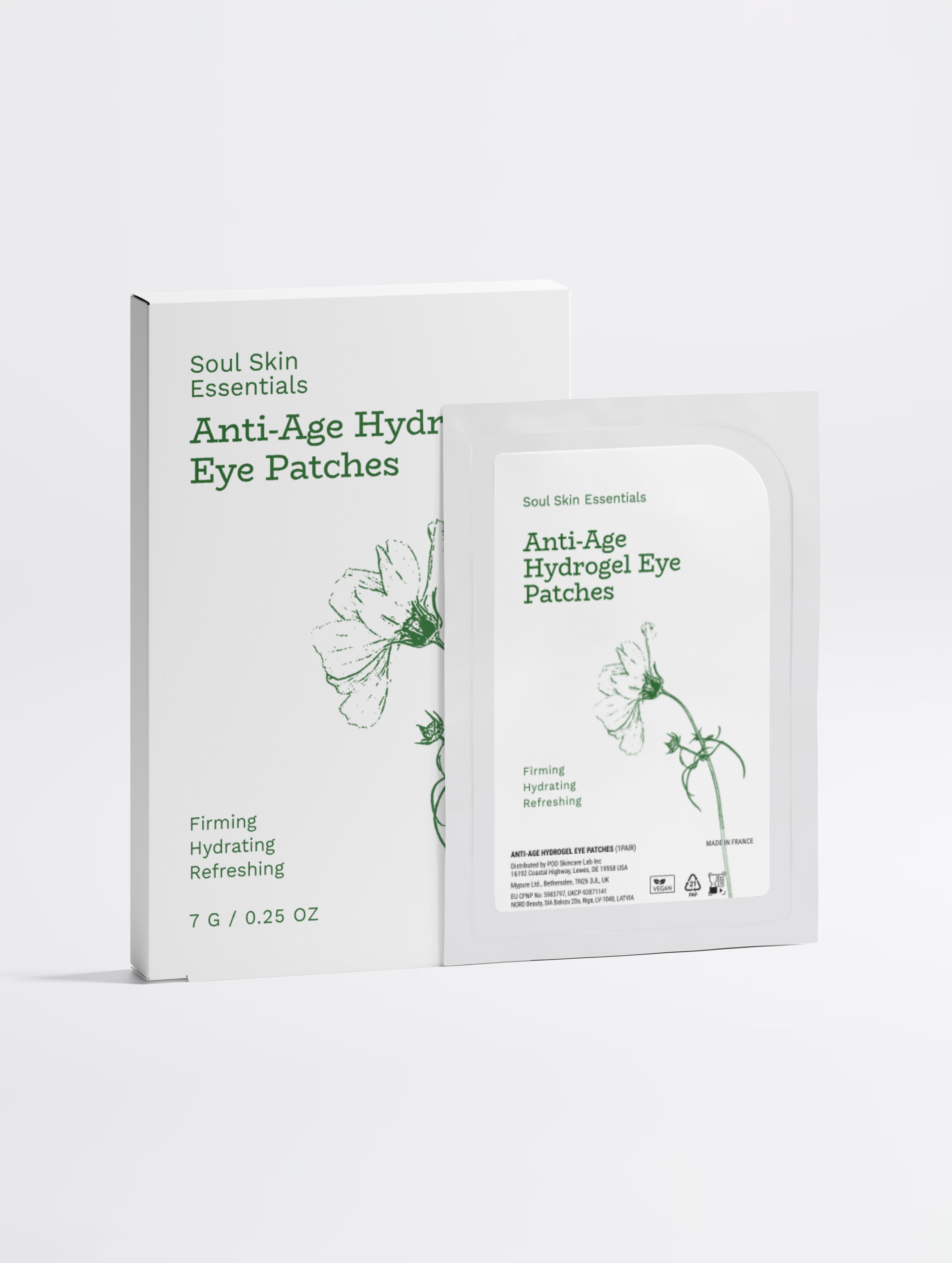 Anti-Ageing Hydrogel Eye Patches | Niacinamide & Acido Ialuronico