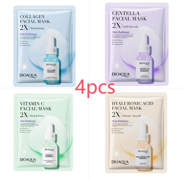 Maschera Viso Idratante & Rassodante | Collagene, Acido Ialuronico, Vitamina C, Centella