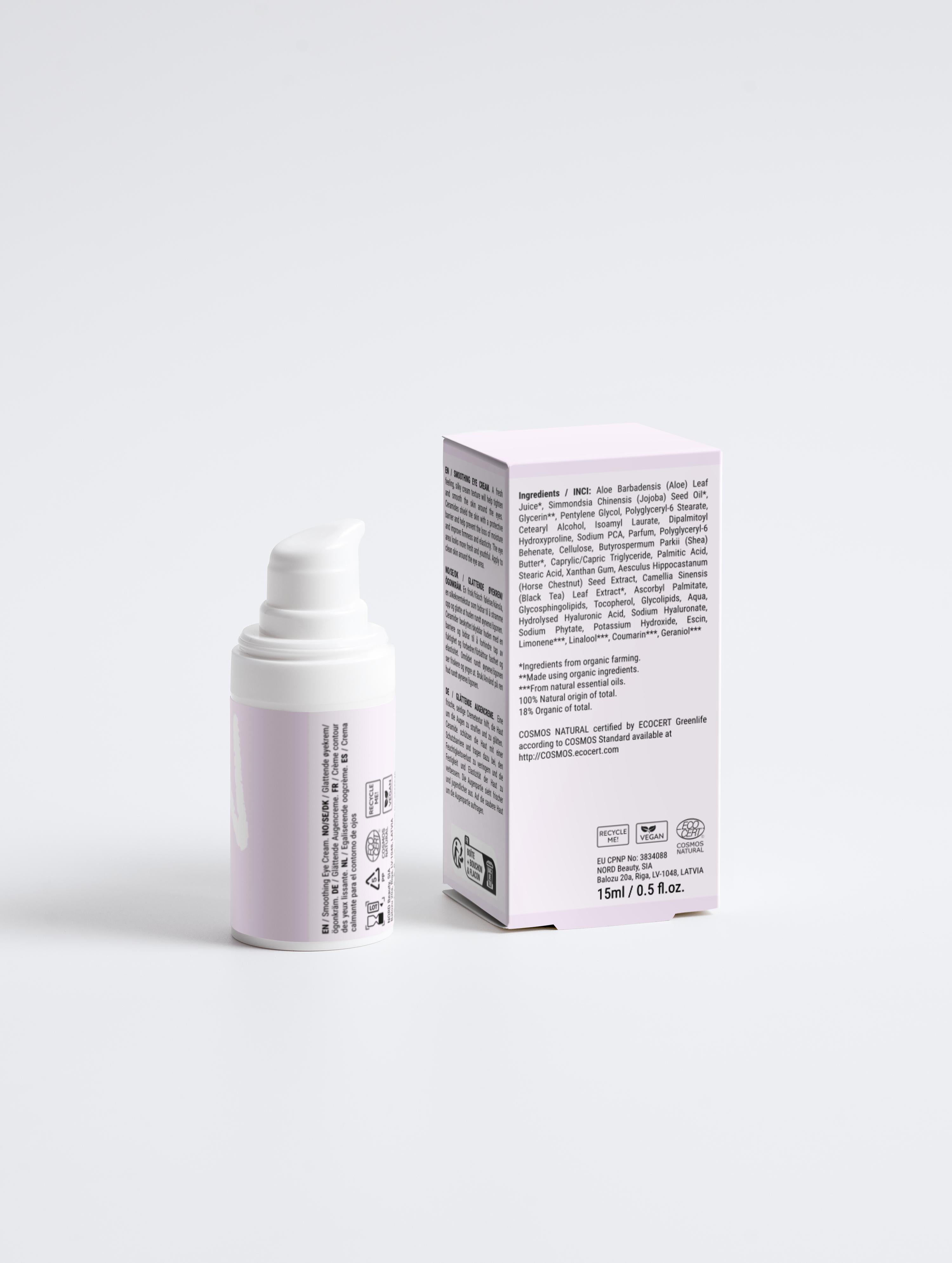 Crema Contorno Occhi alle Ceramidi 15ml - Anti-Età con Acido Ialuronico e Burro di Karité