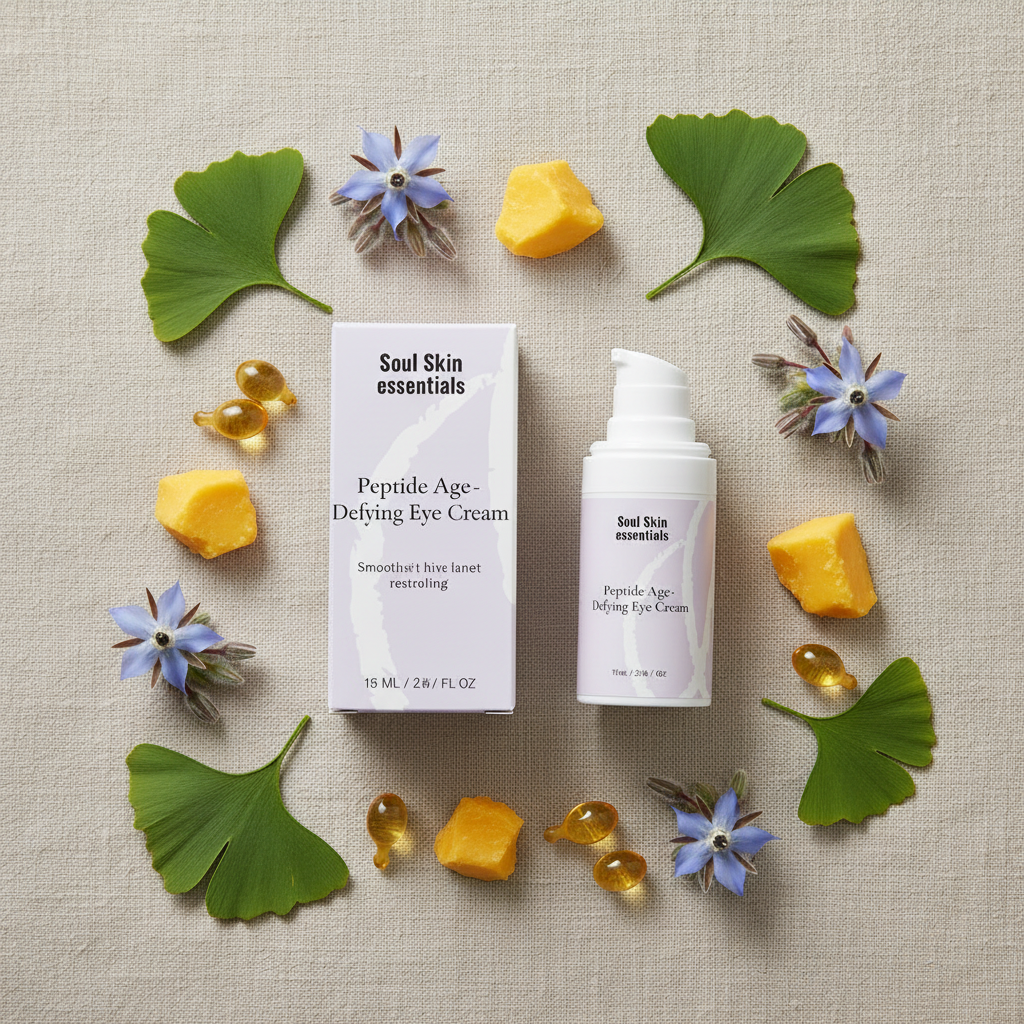 Flat lay con ingredienti naturali