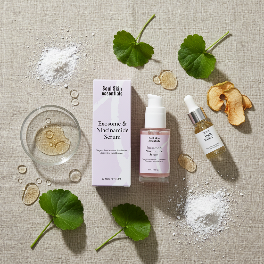 Flat lay con ingredienti naturali