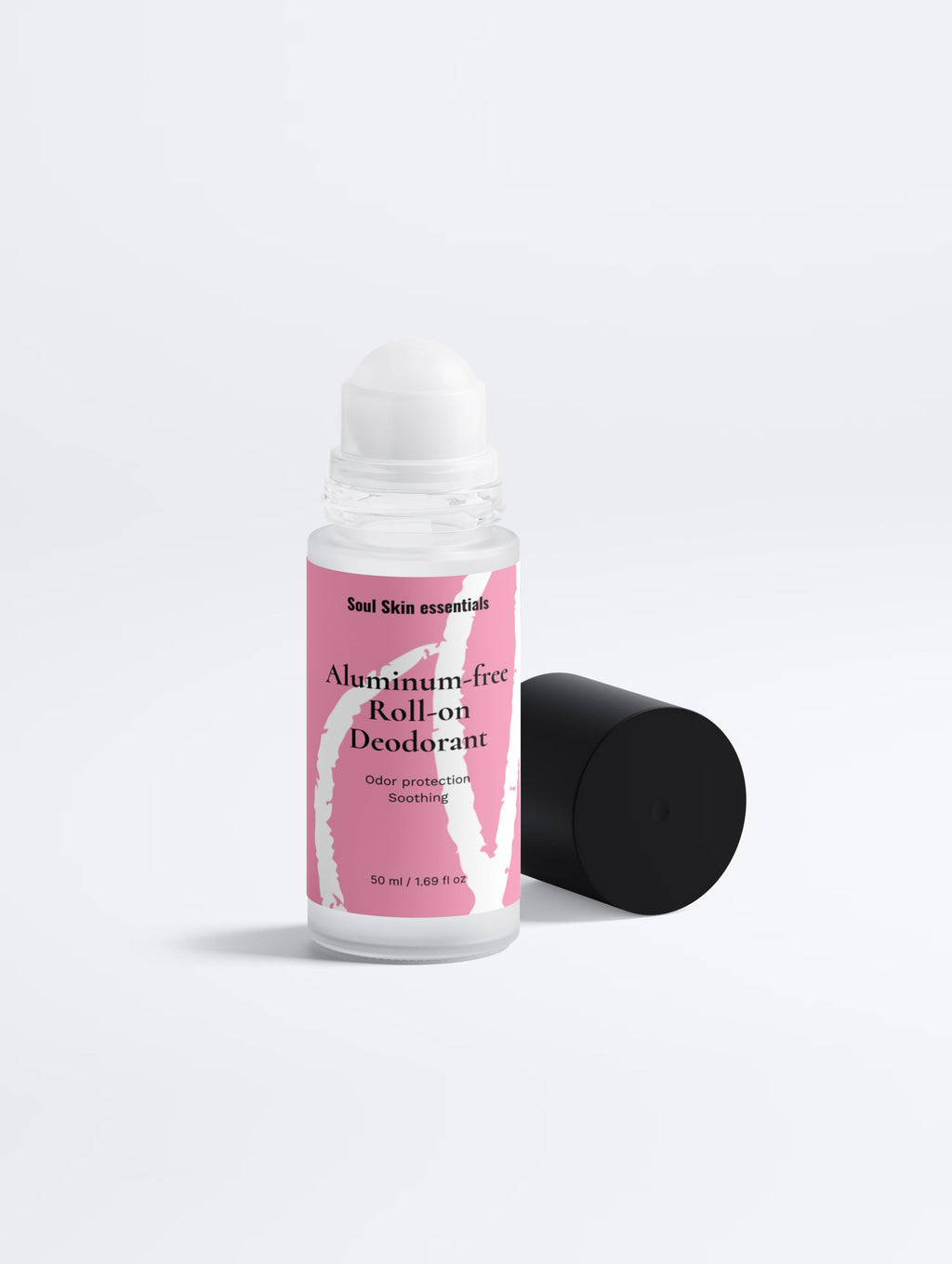 Deodorante Roll-On Senza Alluminio Soul Skin Essentials 50ml - tappo nero