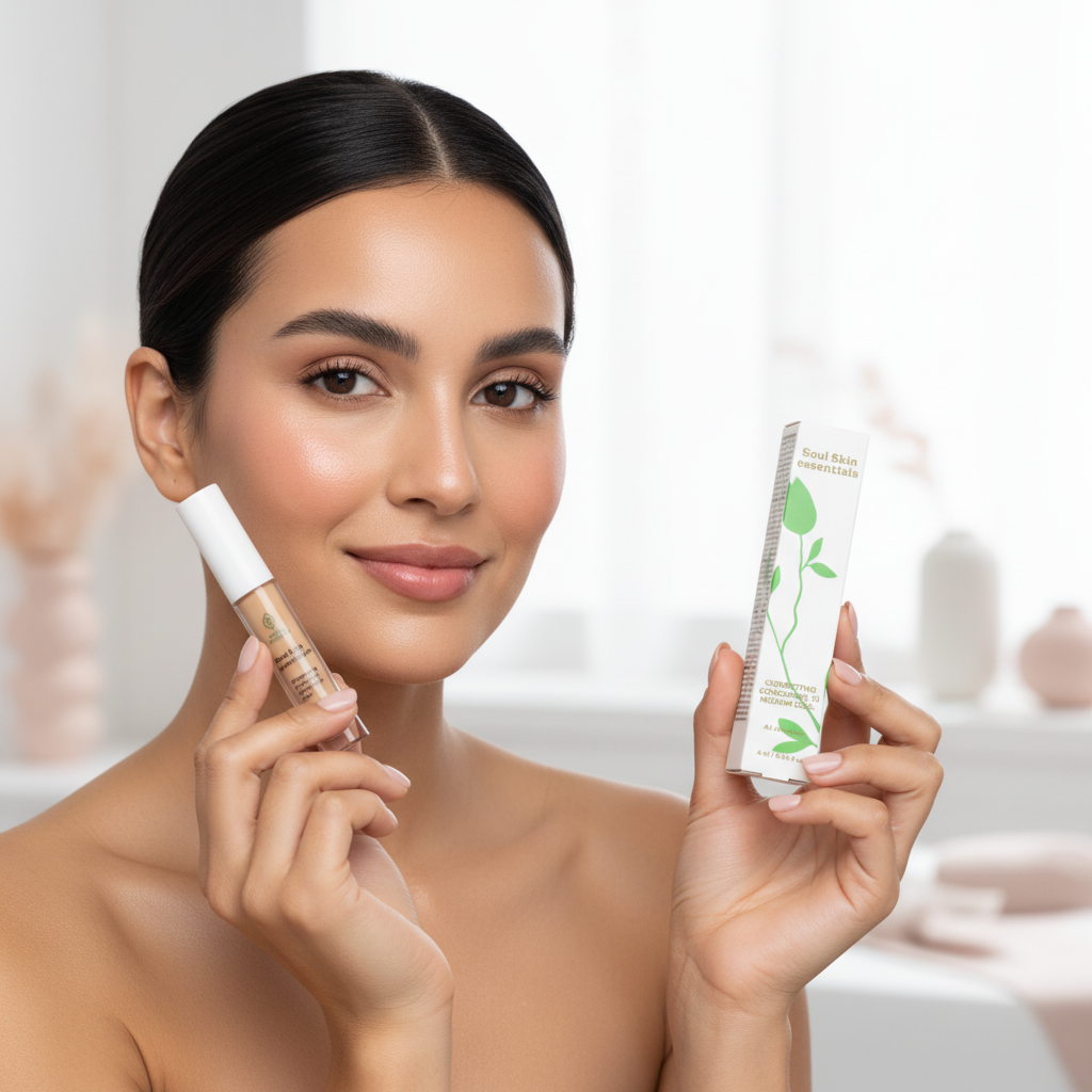 Lifestyle modella con correttore Soul Skin Essentials