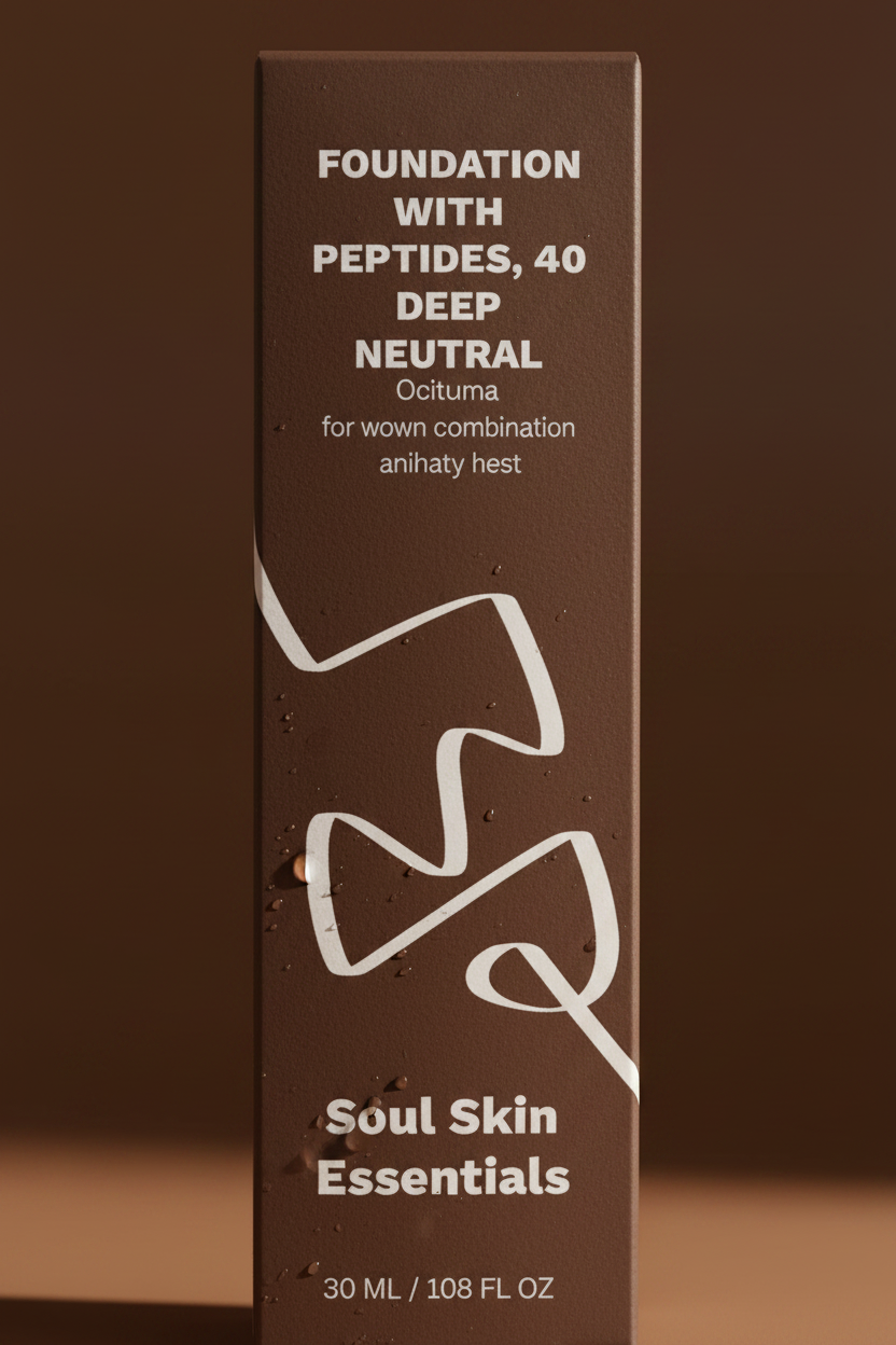 Fondotinta con Peptidi 40 Deep Neutral - dettaglio close-up