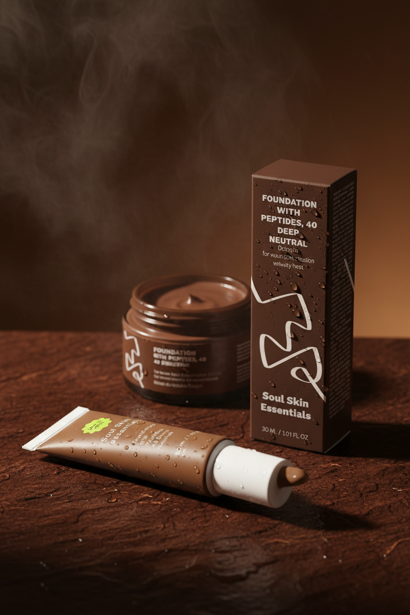 Fondotinta con Peptidi 40 Deep Neutral - più angolazioni