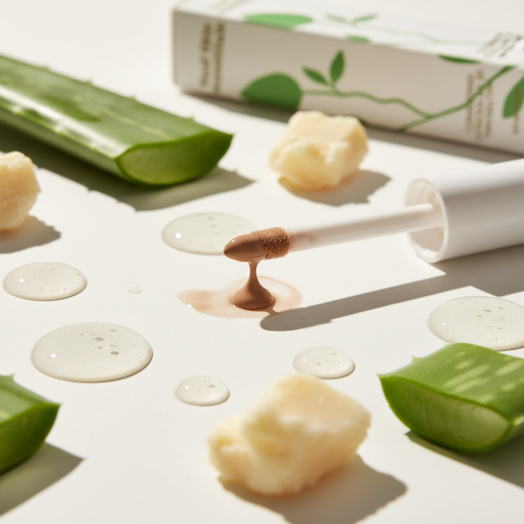 Detail ingredienti Acido Ialuronico Burro di Karité Aloe