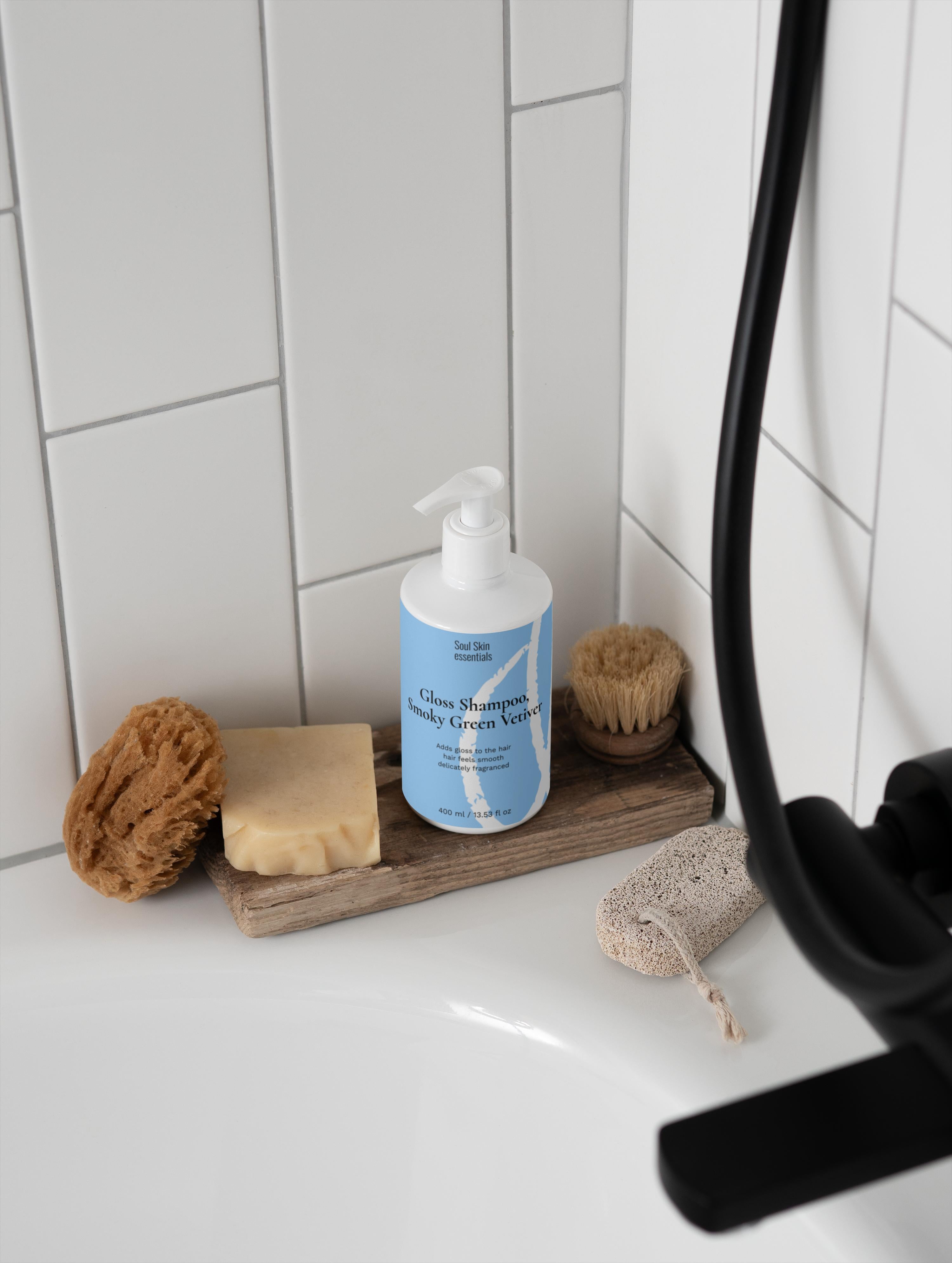 Shampoo Lucidante Smoky Green Vetiver - Capelli Luminosi 400ml