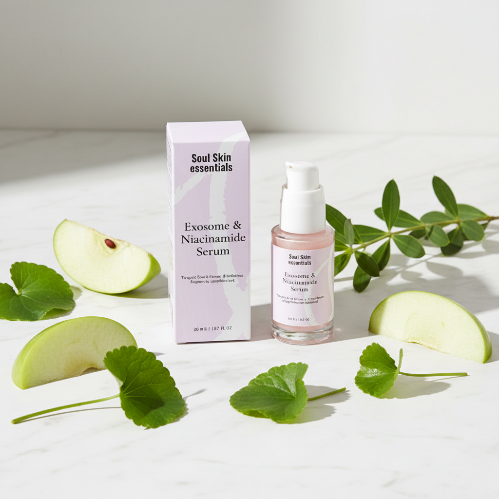 Packaging su marmo con ingredienti