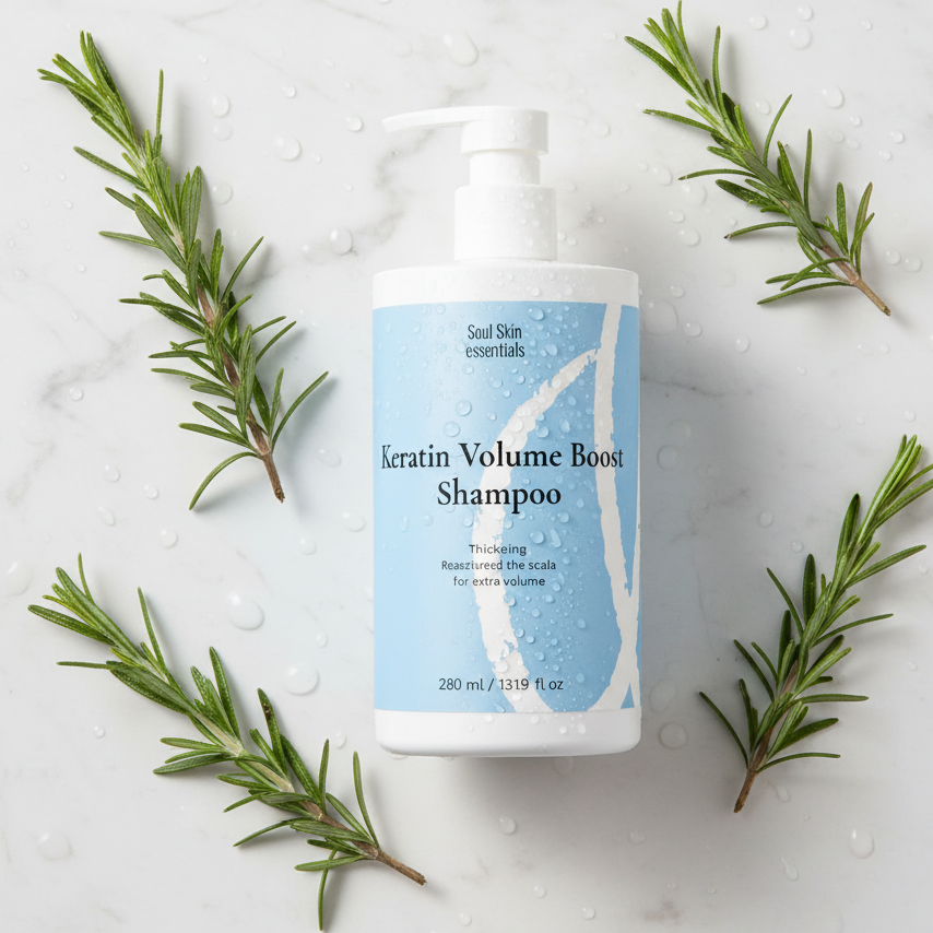 Shampoo - Flat lay rosmarino